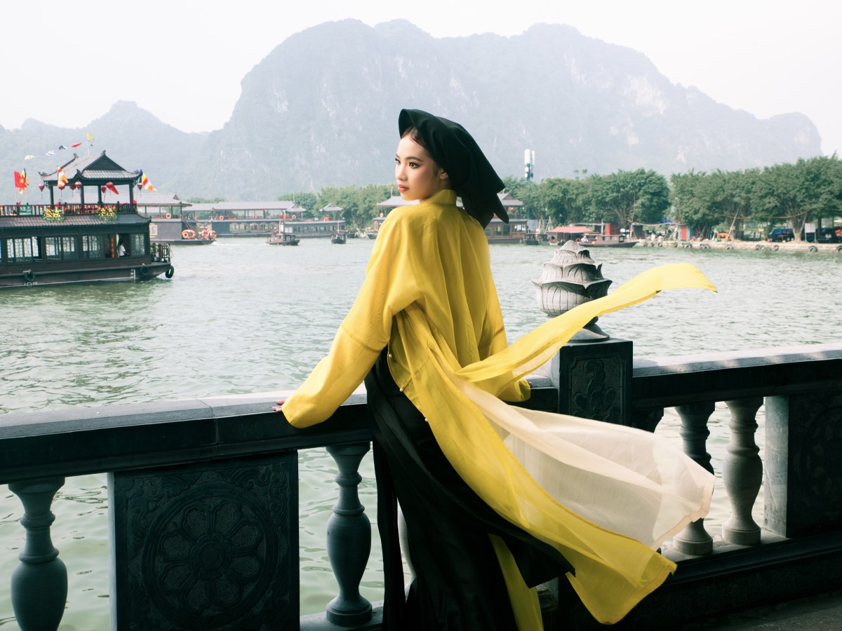 Bảo Hà gây sốt khi hóa thân thành nàng thơ Bắc bộ, quảng bá du lịch Tam Chúc Hà&nbsp;Nam