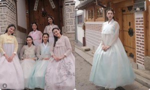 Tiểu Vy và Thùy Tiên đều hóa gái Hàn, ai đỉnh&nbsp;hơn?