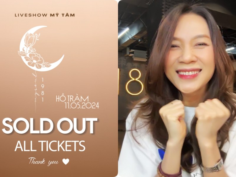 Toàn bộ vé liveshow của Mỹ Tâm tại Hồ Trạm hết sạch sau gần 2 giờ mở&nbsp;bán