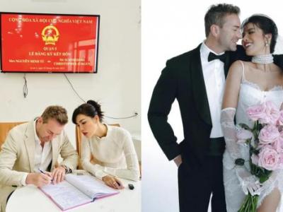 Minh Tú chính thức đăng ký kết hôn cùng bạn trai người Đức, nay đã thành vợ chồng hợp&nbsp;pháp