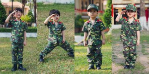 Mẹ vắng nhà ba là siêu nhân tập 10: Con trai Rhymastic và con gái Phí Ngọc Hưng vừa gặp đã thân, nắm tay mãi không&nbsp;rời