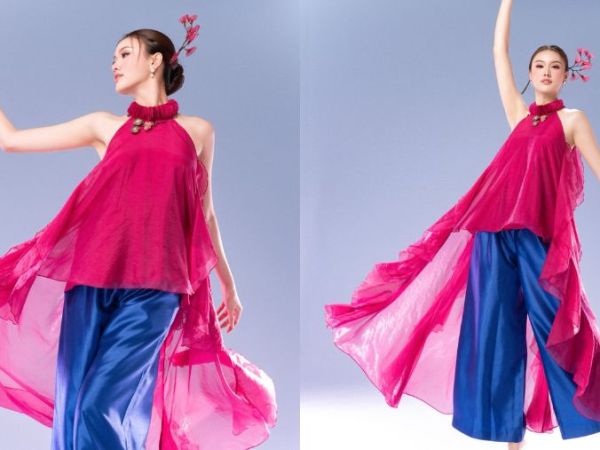 Trịnh Mỹ Anh tỏa sáng với tiết mục ‘Giai điệu Việt Nam mình’ và giao lưu với các sinh viên tại Miss Earth&nbsp;2025