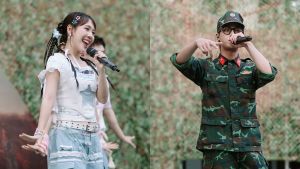 Hậu Hoàng, Hải Đăng Doo “đốt cháy” sân khấu Unitour Sao Nhập Ngũ 2025 tại ĐH Công nghiệp Hà&nbsp;Nội