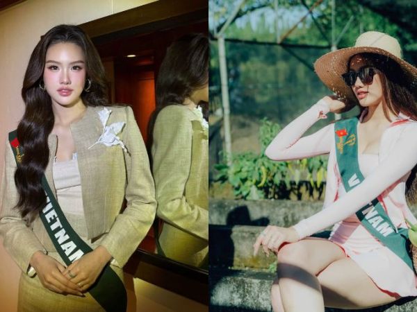 Trịnh Mỹ Anh ghi điểm với thông điệp thời trang bền vững tại Miss Earth&nbsp;2025