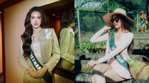 Trịnh Mỹ Anh ghi điểm với thông điệp thời trang bền vững tại Miss Earth&nbsp;2025