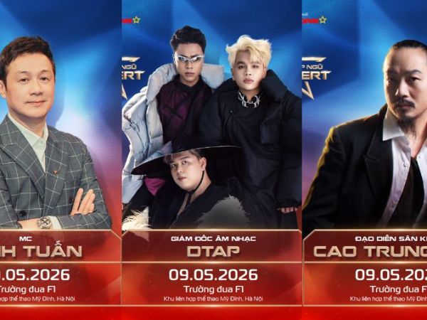 Đạo diễn Cao Trung Hiếu và DTAP cầm trịch “Sao Nhập Ngũ Concert&nbsp;2026”