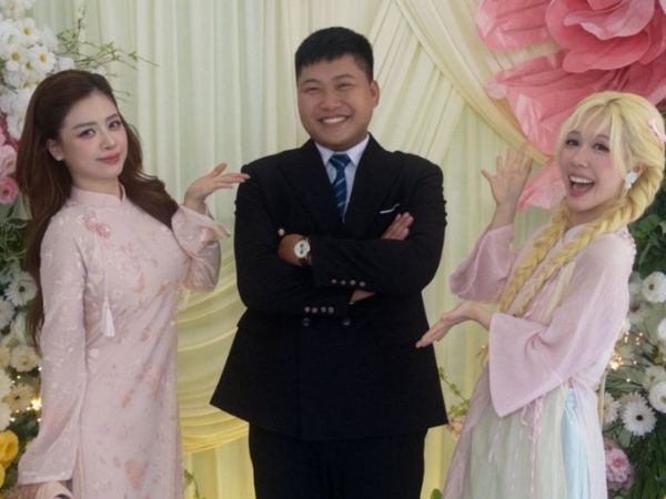 Hậu Hoàng gây chú ý tại đám cưới Mũi trưởng Long, 1 câu nói thẳng về chuyện bị “đẩy thuyền” suốt 5&nbsp;năm